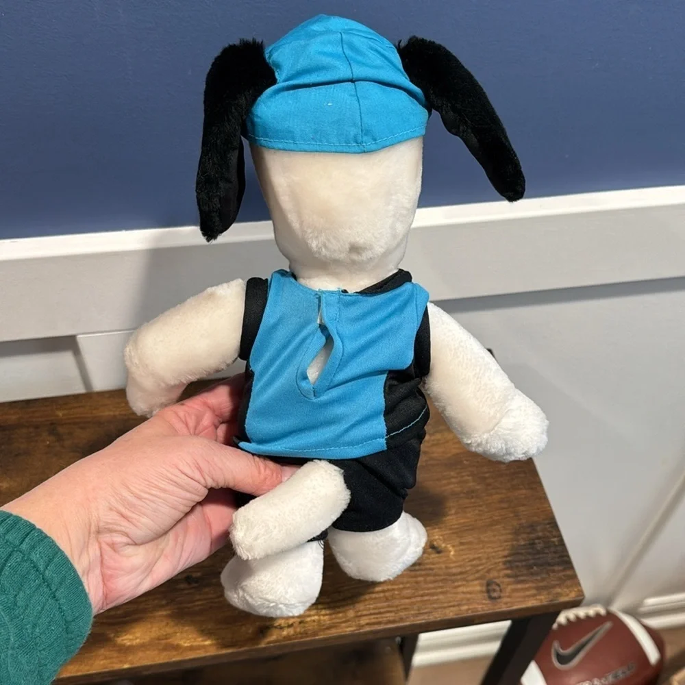 Snoopy Vintage Applause 1968 Bicycle Racing Plush Animal with tags